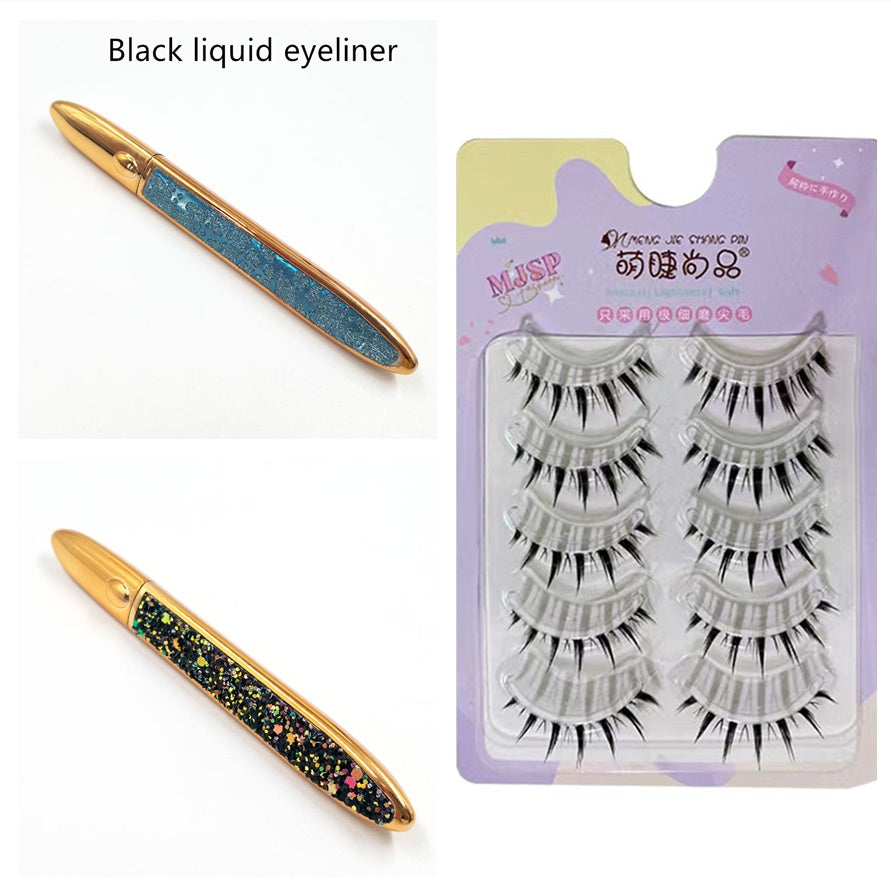 False Eyelashes Self-adhesive Eyeliner Multicolor False Eyelashes Self-adhesive Eyeliner Multicolor
